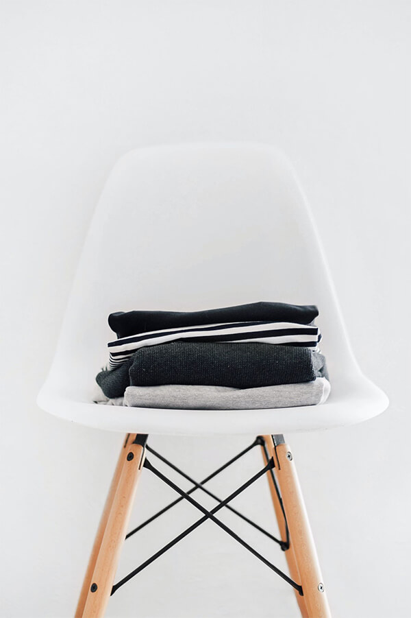 Clothes on a chair